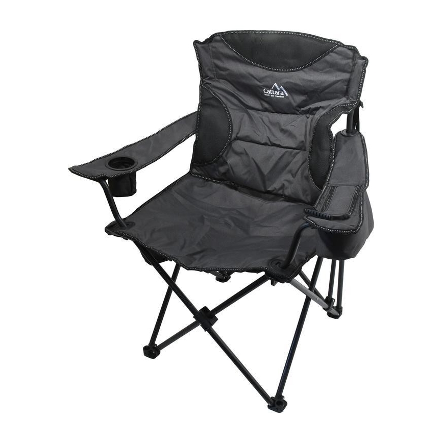 Klappbarer Campingstuhl grau