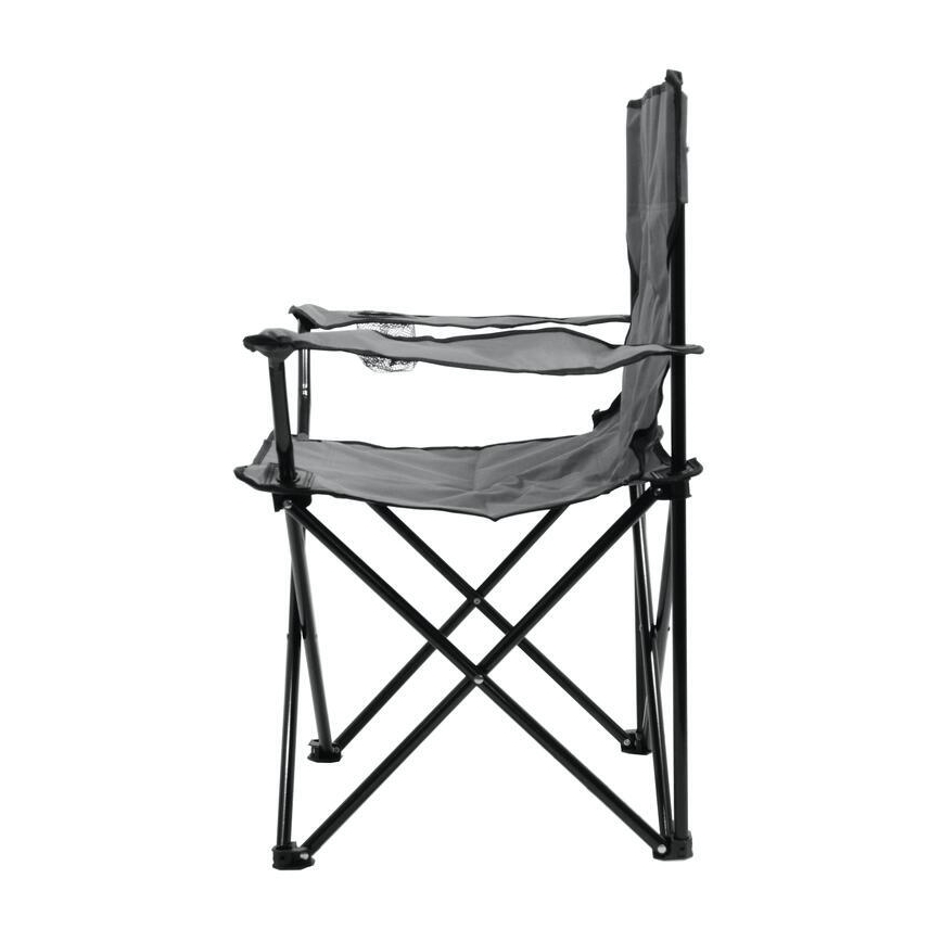 Klappbarer Campingstuhl grau