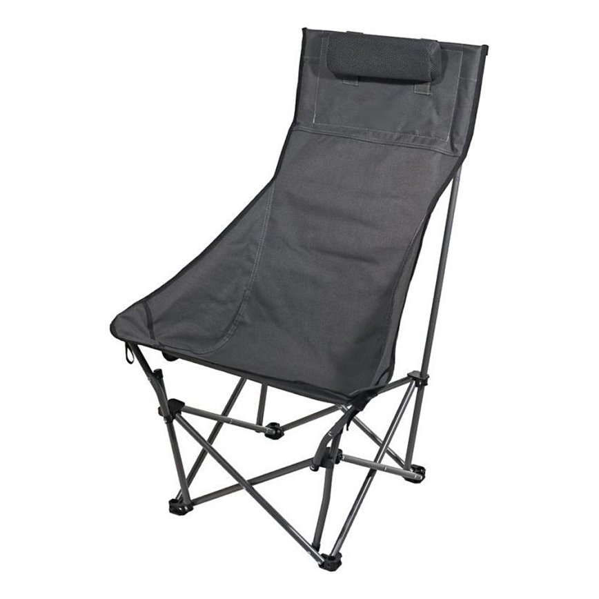 Klappbarer Campingstuhl grau