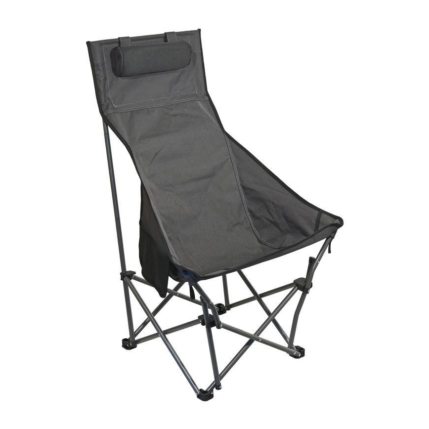 Klappbarer Campingstuhl grau