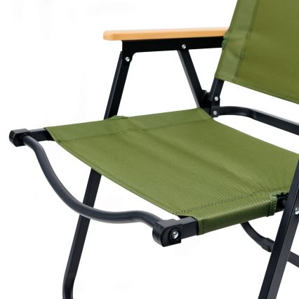 Klappbarer Campingstuhl grün