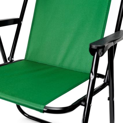 Klappbarer Campingstuhl grün