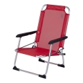Klappbarer Campingstuhl, rot