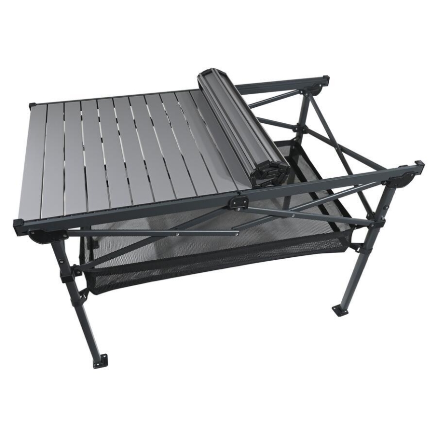 Klappbarer Campingtisch 118x70 cm anthrazit