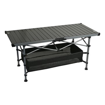 Klappbarer Campingtisch 123x55cm anthrazit
