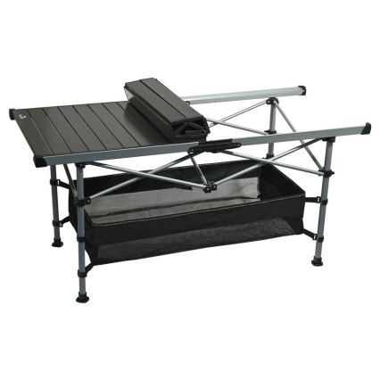 Klappbarer Campingtisch 123x55cm anthrazit