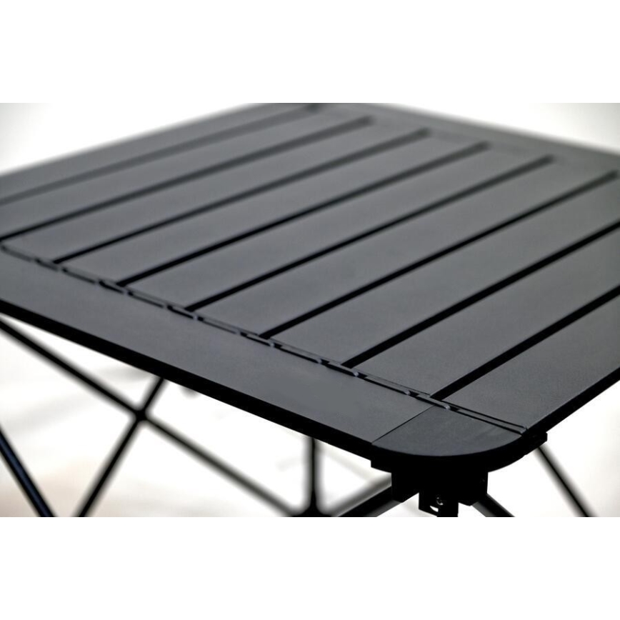 Klappbarer Campingtisch 52x52cm anthrazit