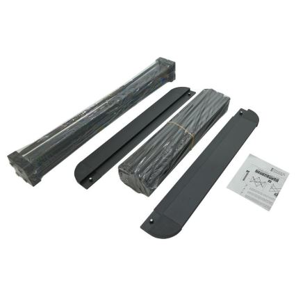 Klappbarer Campingtisch 52x52cm anthrazit