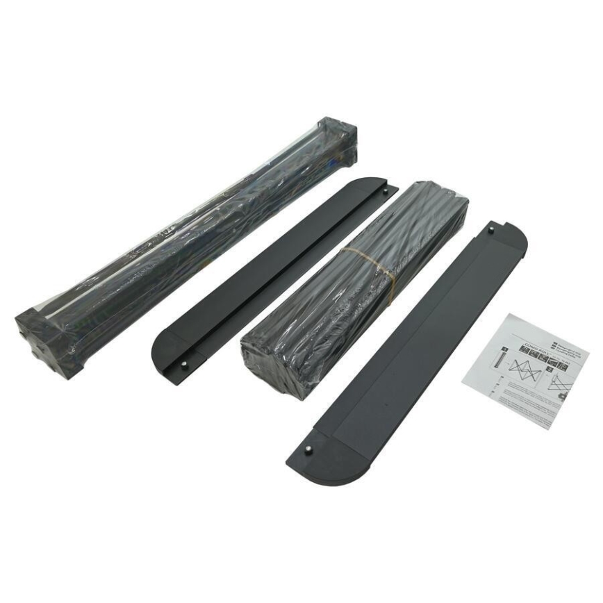 Klappbarer Campingtisch 52x52cm anthrazit