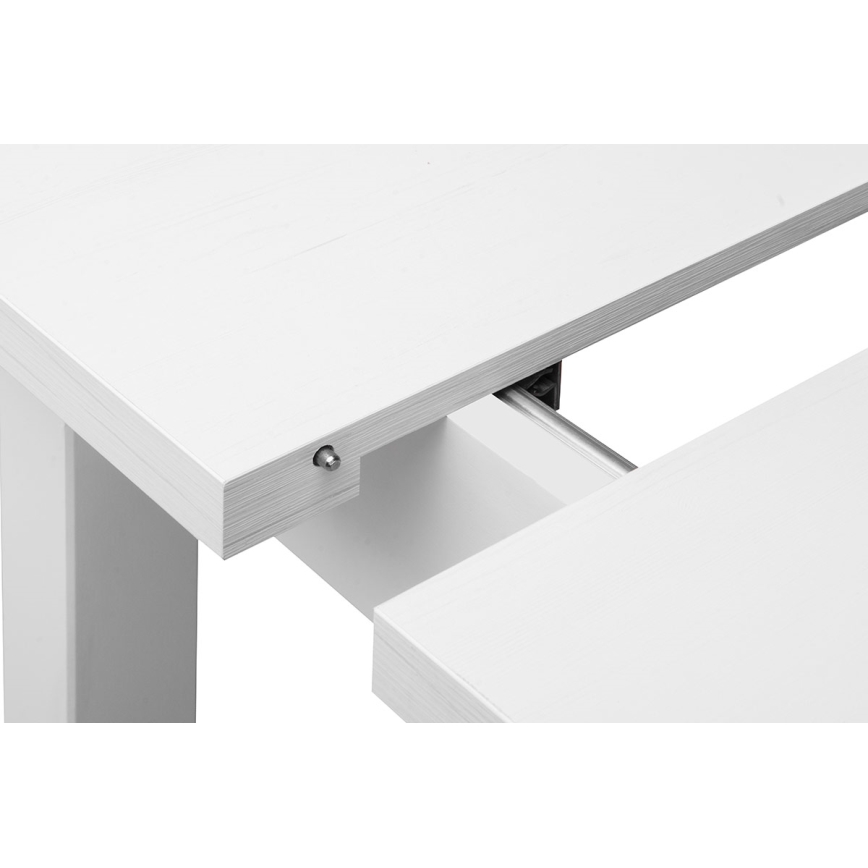Klappbarer Esstisch SALUTO 76x110 cm Buche/weiß