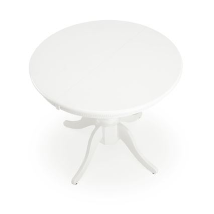 Klappbarer Esstisch WILLIAM 75x124 cm weiß