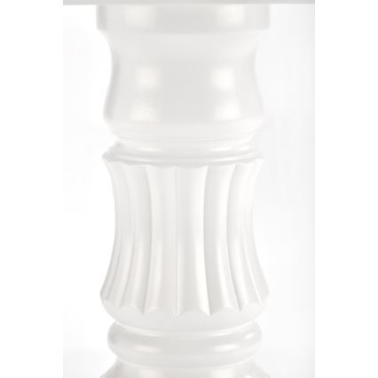 Klappbarer Esstisch WILLIAM 75x124 cm weiß