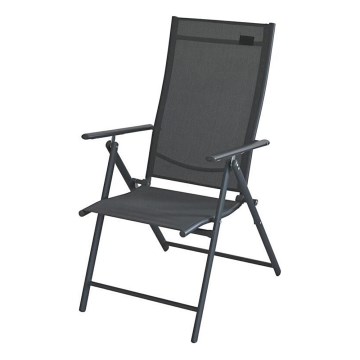 Klappbarer Gartenstuhl, grau