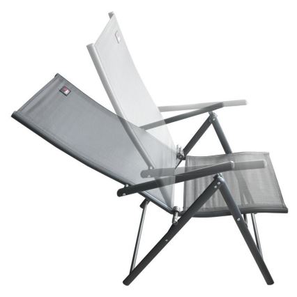 Klappbarer Gartenstuhl, grau