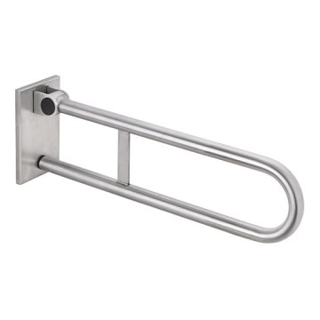 Klappbarer Halter 12x22,5 cm Edelstahl/silber