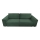 Klappbares Dreisitzer-Sofa mit Stauraum RONDA grün