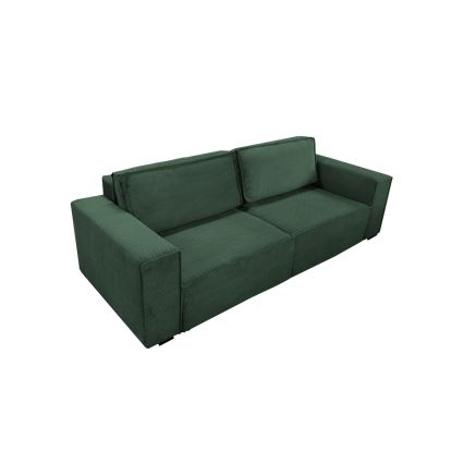 Klappbares Dreisitzer-Sofa mit Stauraum RONDA grün