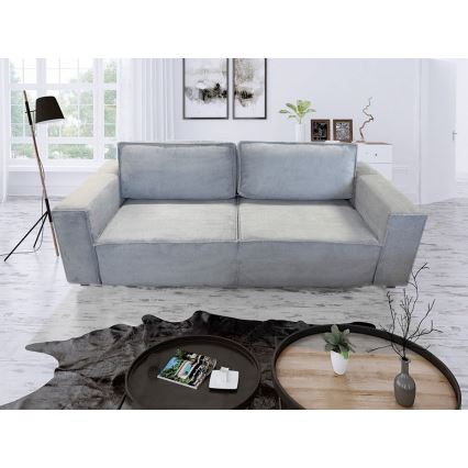 Klappsofa mit Stauraum RONDA grau