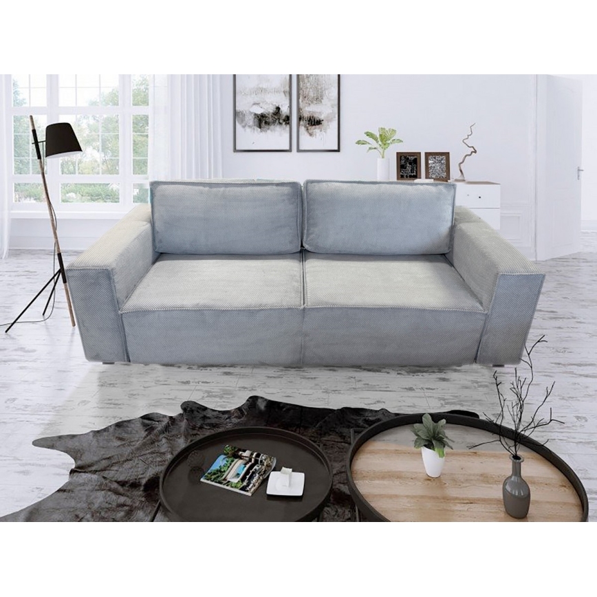 Klappsofa mit Stauraum RONDA grau