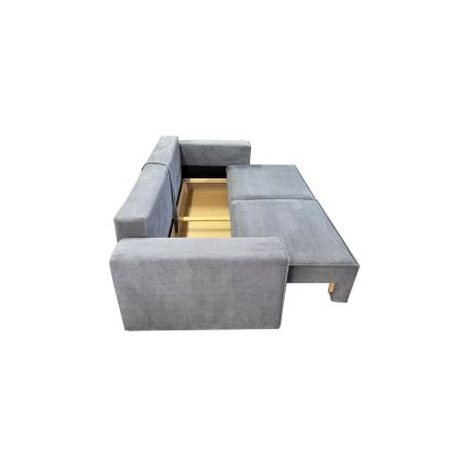 Klappsofa mit Stauraum RONDA grau