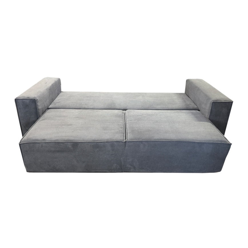 Klappsofa mit Stauraum RONDA grau