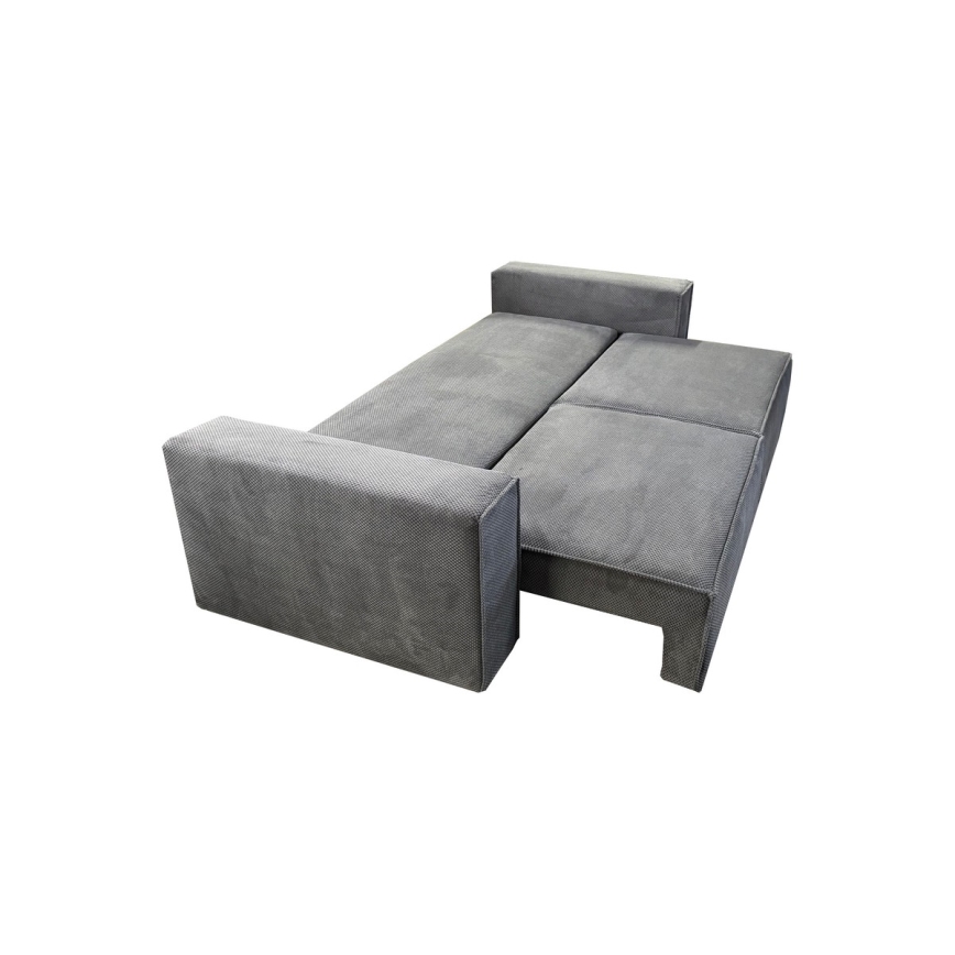 Klappsofa mit Stauraum RONDA grau