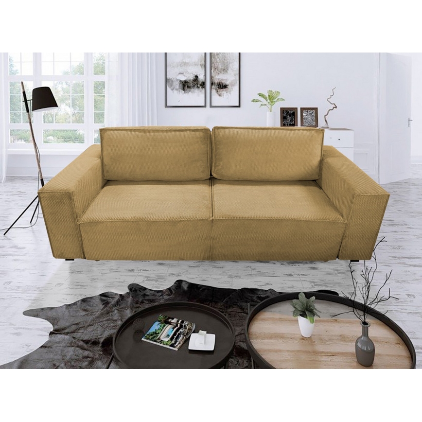 Klappsofa mit Stauraum RONDA orange