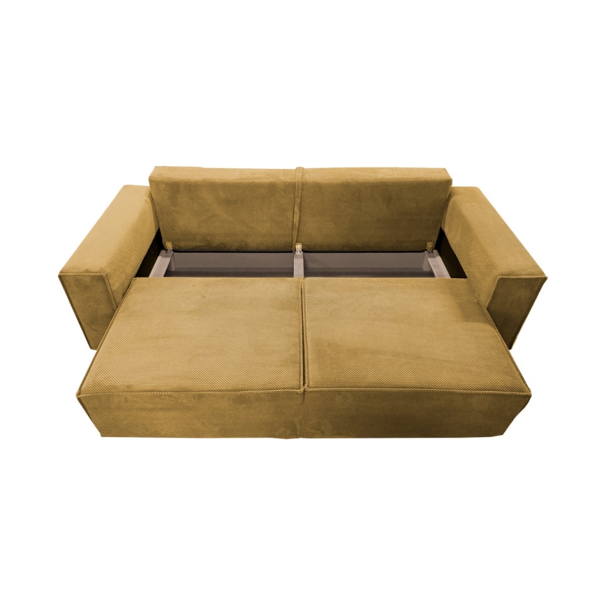 Klappsofa mit Stauraum RONDA orange
