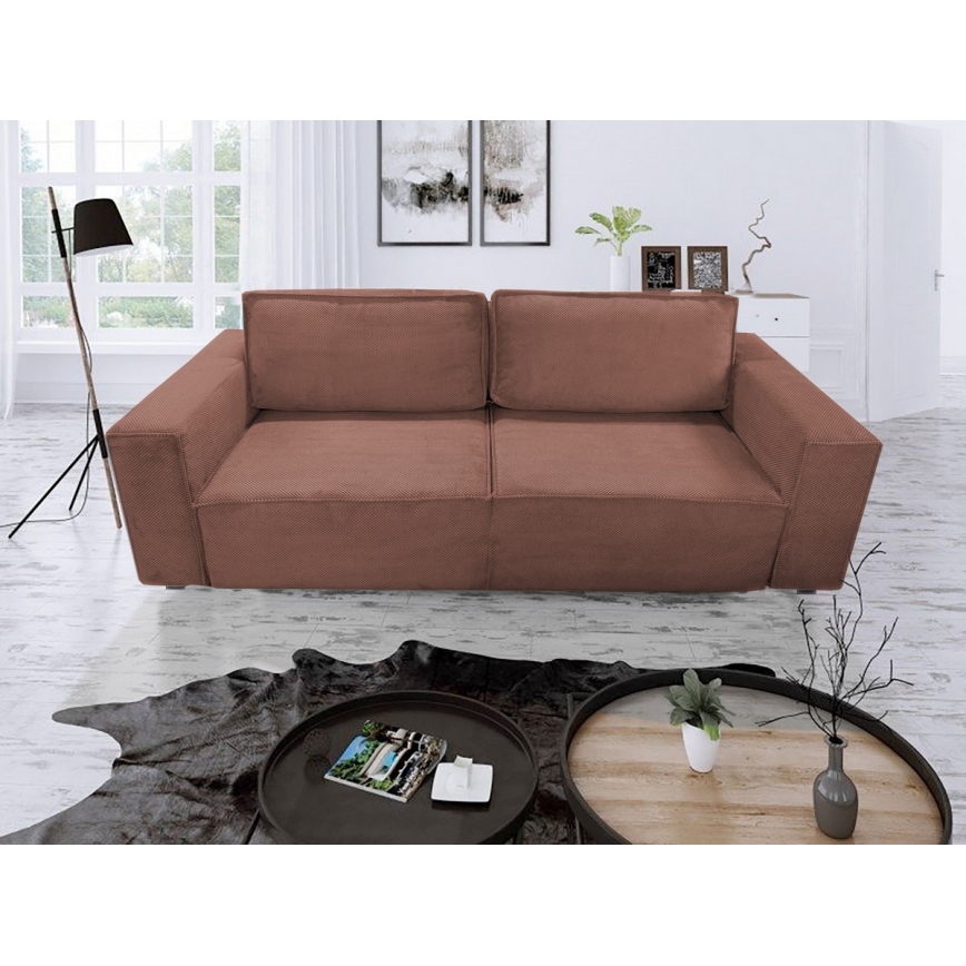 Klappsofa mit Stauraum RONDA rot