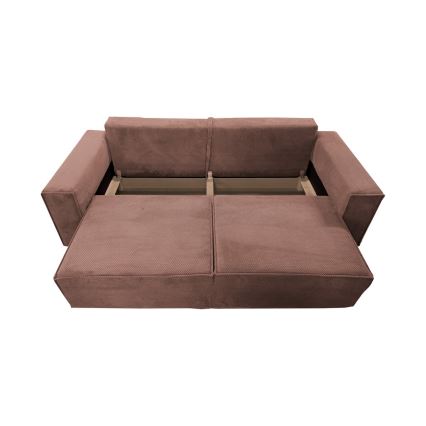 Klappsofa mit Stauraum RONDA rot