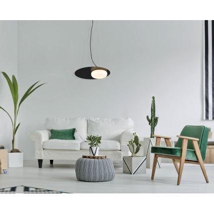 LED Kronleuchter an Kabel PETIT LED/12W/230V schwarz