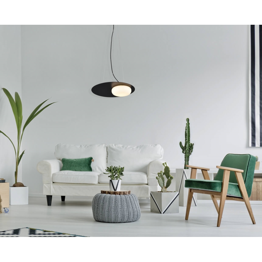 LED Kronleuchter an Kabel PETIT LED/12W/230V schwarz