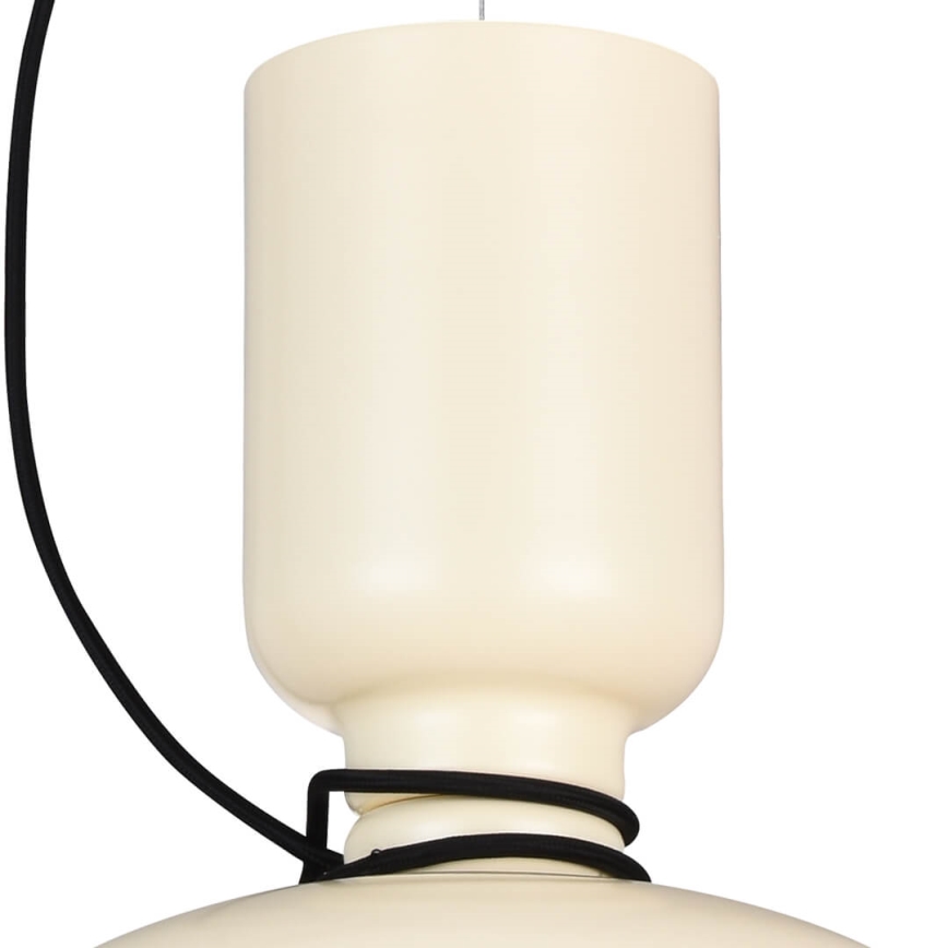Hängeleuchte ABEL 2xE27/11W/230V Durchschn. 28 cm Cremefarbe