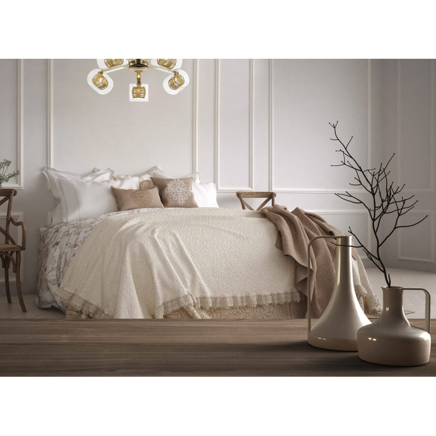 Deckenleuchte KLASS 5xG9/3W/230V in Gold