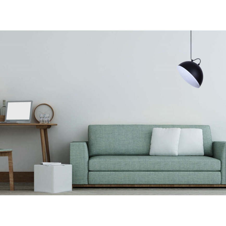 LED Kronleuchter an Kabel CROWD LED/20W/230V schwarz