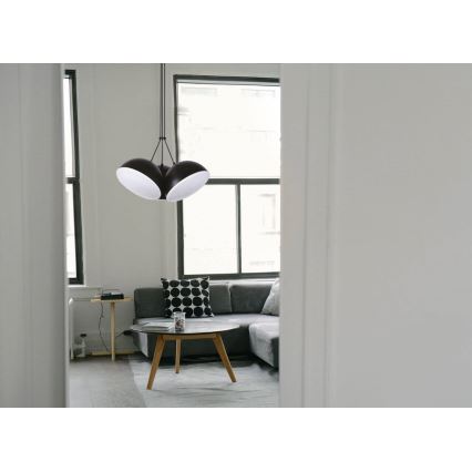 LED Kronleuchter an Kabel CROWD 3xLED/20W/230V schwarz