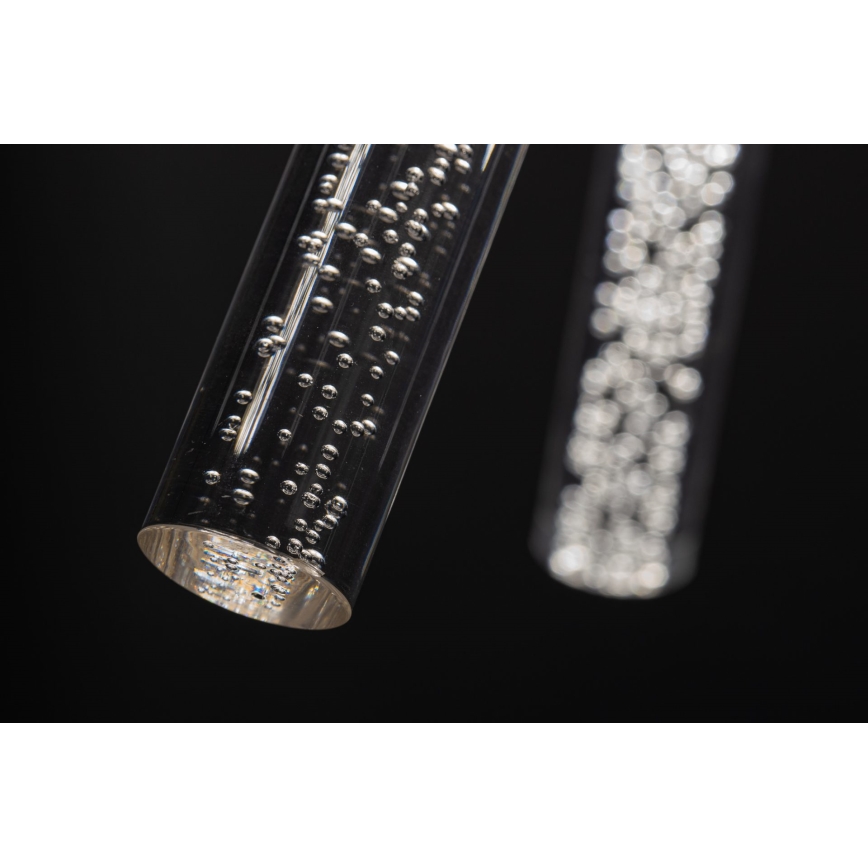 LED Kronleuchter an Kabel EIRENE 12xLED/5W/230V goldfarben