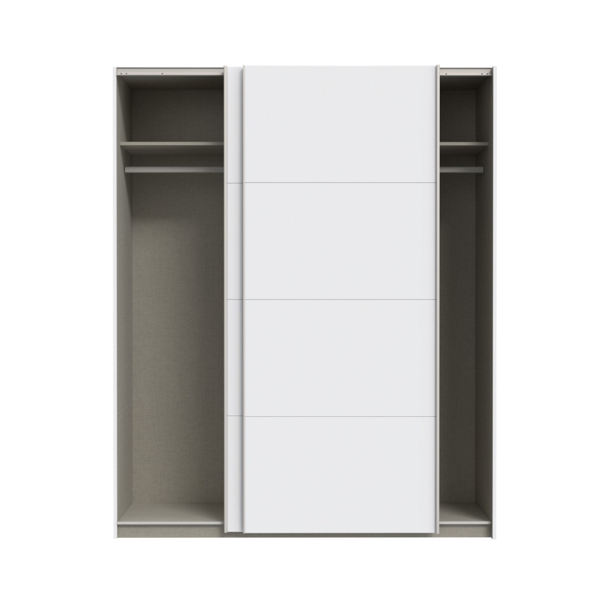 Kleiderschrank KARO 170x210 cm weiß