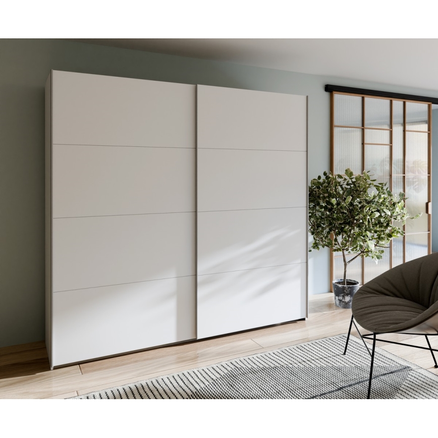 Kleiderschrank KARO 220x210x61 cm weiß