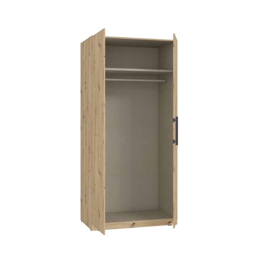 Kleiderschrank MARO 100 x 213 cm Artisan-Eiche