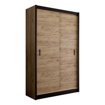 Kleiderschrank mit Schiebetüren SAPHIRA 150x215 cm Eiche Craft