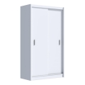 Kleiderschrank mit Schiebetüren SAPHIRA 150x215 cm Weiß