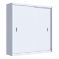 Kleiderschrank mit Schiebetüren SAPHIRA 203x215 cm Weiß