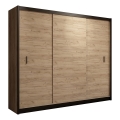 Kleiderschrank mit Schiebetüren SAPHIRA 250x215 cm Eiche Craft