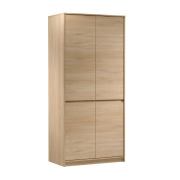 Kleiderschrank MIYABI 90x198x52 cm Eiche Cremona