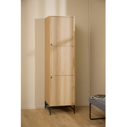 Kleiderschrank OLIVIA 51x200 cm, Eiche