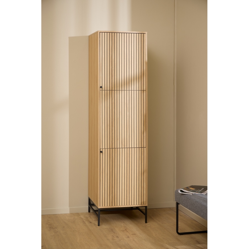 Kleiderschrank OLIVIA 51x200 cm, Eiche