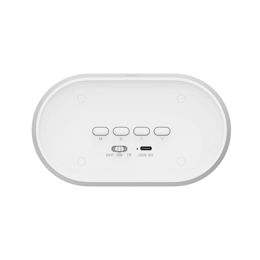 Kleine dimmbare LED-Nachtleuchte mit Wecker KAJA LED/1,3W/5V 3000K