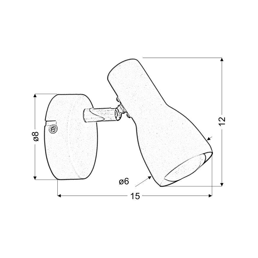 Kleine Wandlampe PICARDO 1xE14/40W/230V türkisfarben
