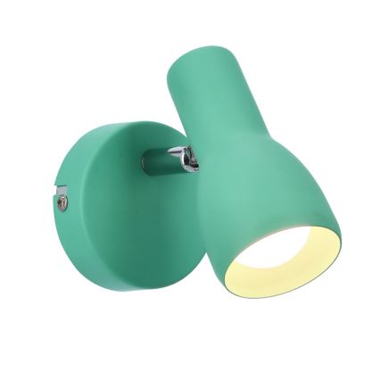 Kleine Wandlampe PICARDO 1xE14/40W/230V türkisfarben